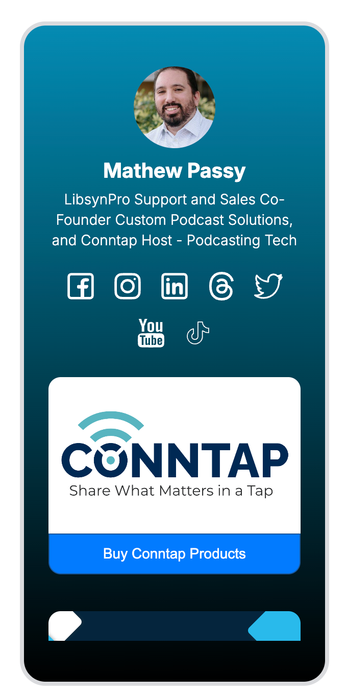 Podcast Beacon – NFC Smart Key Fob for Podcasters & Creators | Free Conntap Premium Included