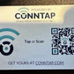 Conntap Custom NFC Business Card – Smart Tap-to-Share Card with Custom Design & Redirect Control
