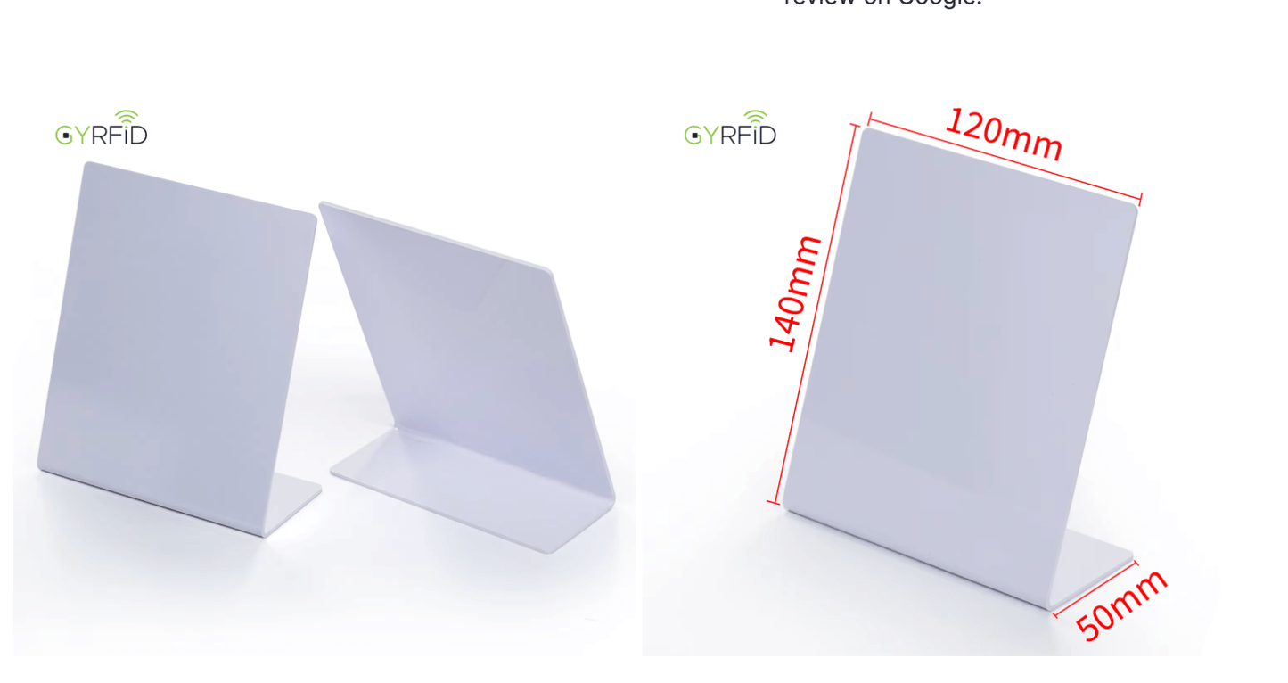 Conntap Customizable NFC Table Stand — Showcase & Share Instantly - Conntap