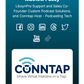 Podcast Beacon – NFC Smart Key Fob for Podcasters & Creators | Free Conntap Premium Included