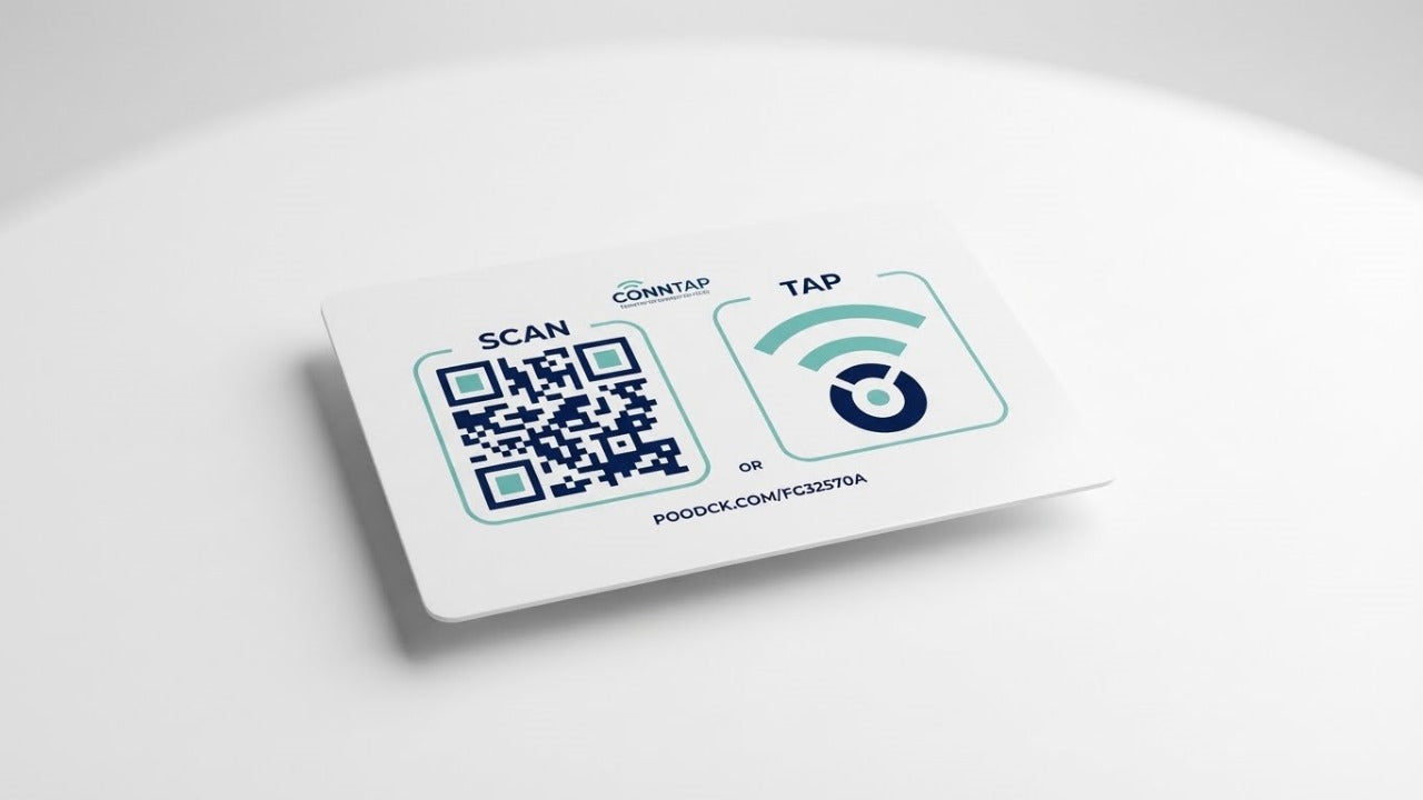 Conntap Smart Sticker — Tap, Scan & Connect Instantly