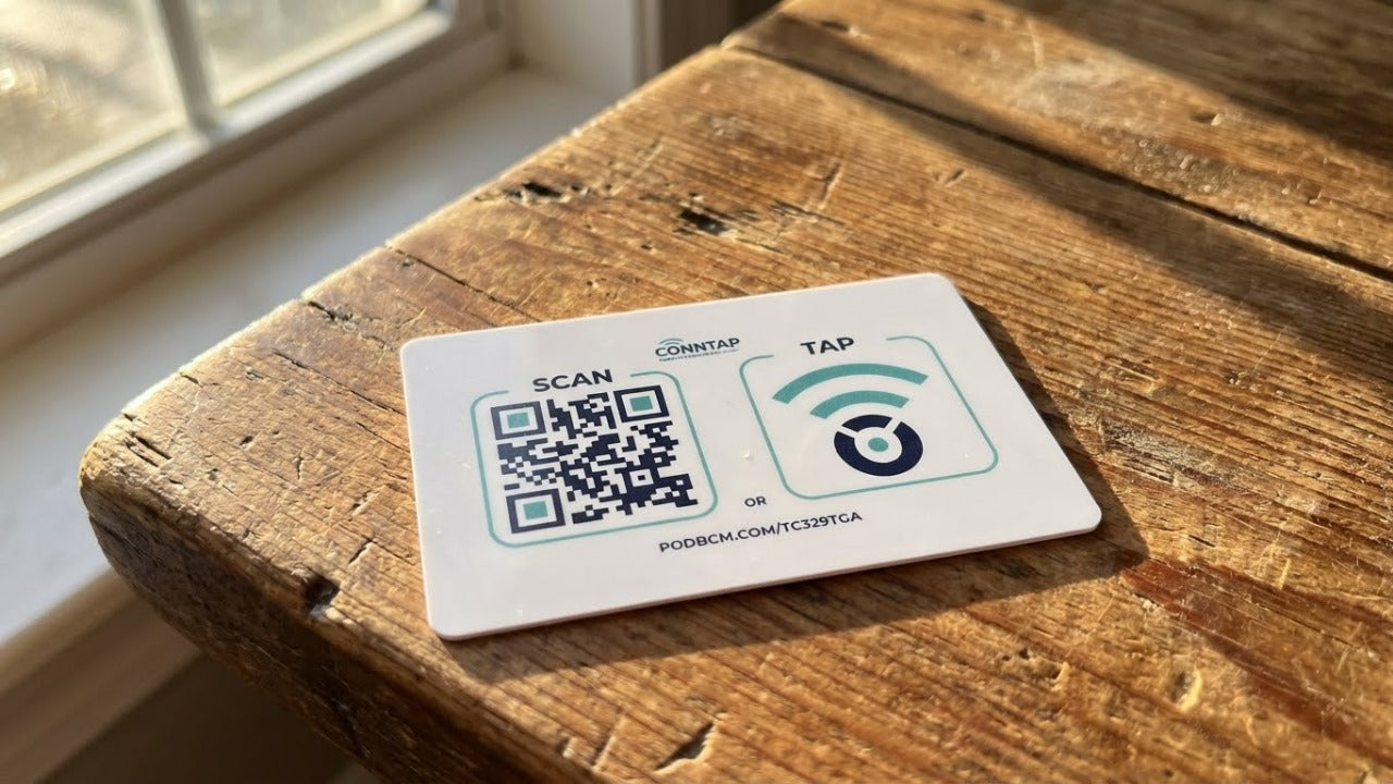 Conntap Smart Sticker — Tap, Scan & Connect Instantly